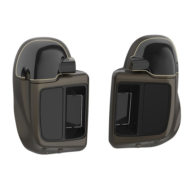 Advanblack Custom Two Tone Rushmore Lower Vented Fairings for 2014-2023 Harley Touring