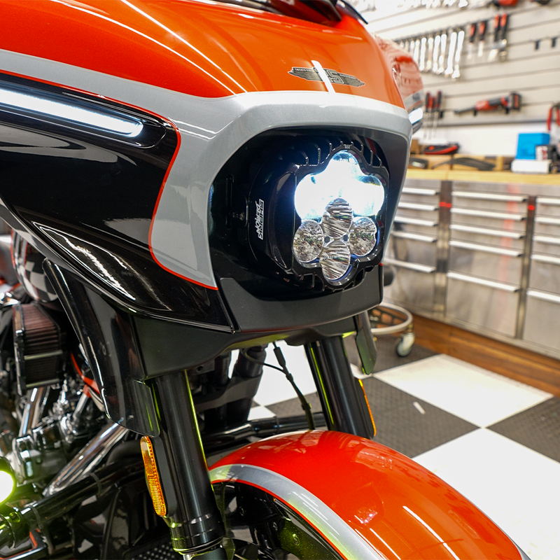CUSTOM DYNAMICS Shark Demon® Performance LED Headlight - FLHX/SE '23-'25