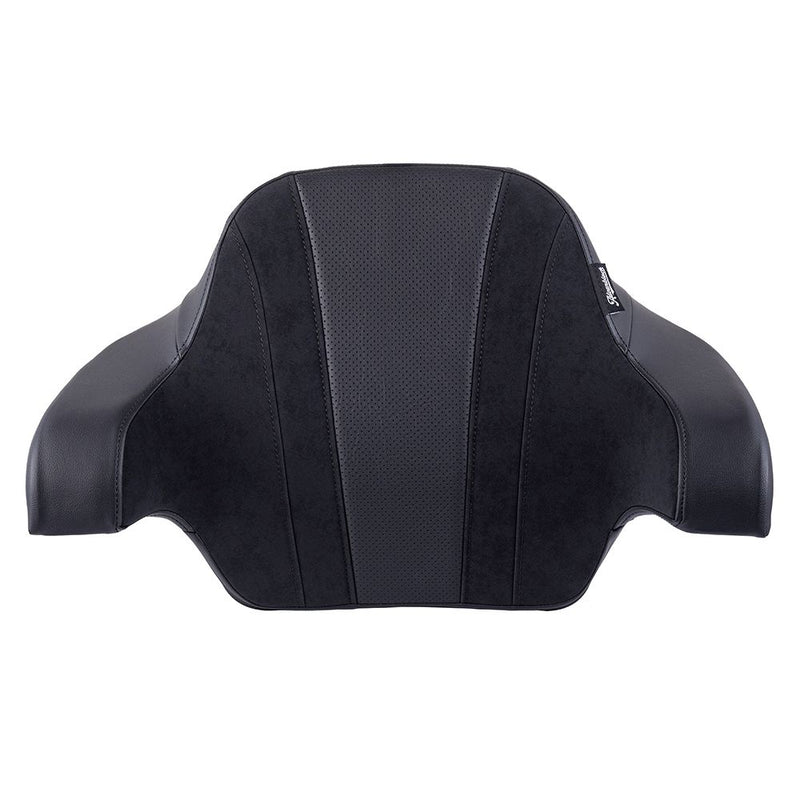 Advanblack SIK Baggers Wrap Around King Backrest Pad for 2014-later Harley Touring King Rear Tour Trunk Pack