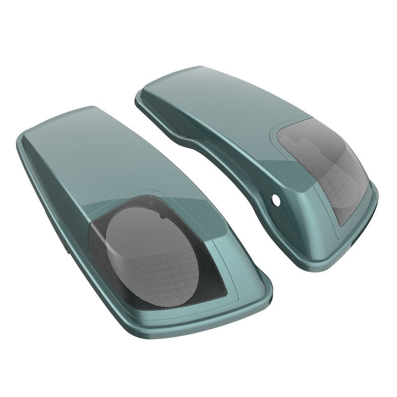 Advanblack Color Matched 5x7 Inch Speaker Lids for '14-'23 Harley Touring