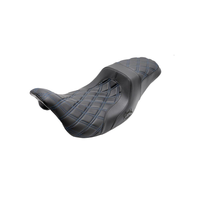 LIFESTYLE CYCLES - Performer Seat Touring - Carbon - Blue Stitch - Touring '08-'23