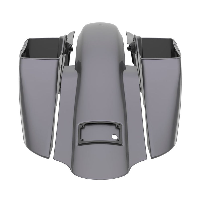 Advanblack Color Matched Bagger Boss Down and Out Bagger Kit For 2009-2023 Harley Touring