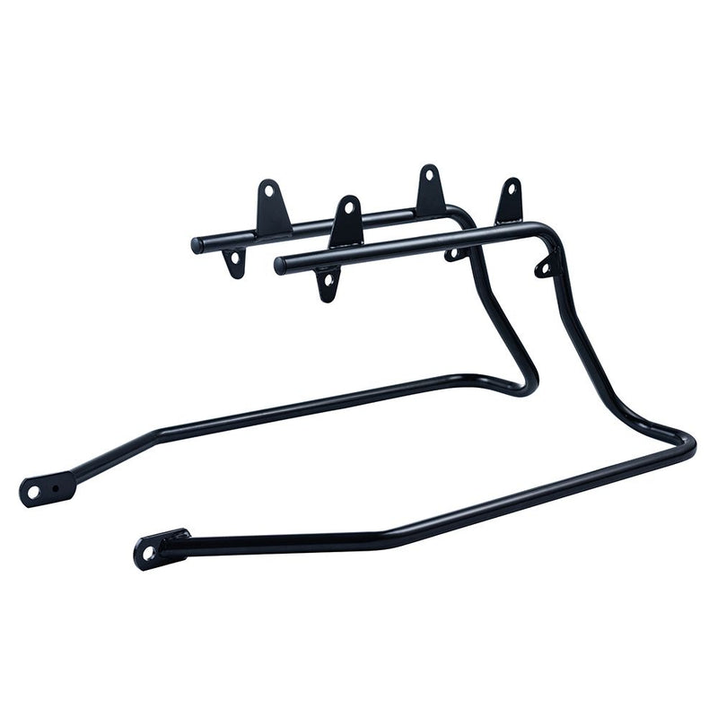 Advanblack Black Hard Saddlebags Conversion Brackets for '94-'17 Softail Heritage, Deluxe, Fatboy, Springer