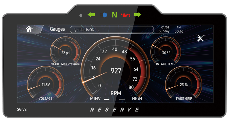 soundstream harley radio soundstream sg.v2 displaying gauges