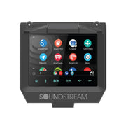 soundstream harley radio soundstream ss.1824 displaying home screen