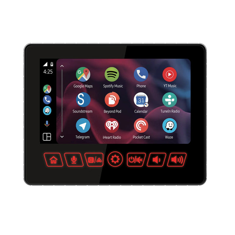 soundstream harley radio soundstream ss.1824 displaying android auto