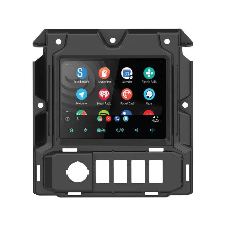 soundstream harley radio soundstream ss.1824 displaying optional trim panel