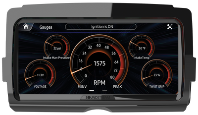 soundstream harley radio soundstream v2 displaying front gauges