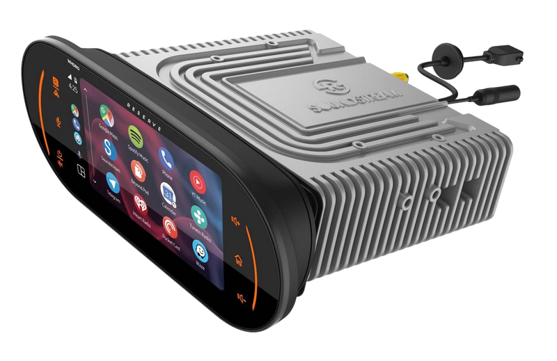 soundstream harley radio soundstream whd.rg displaying android auto