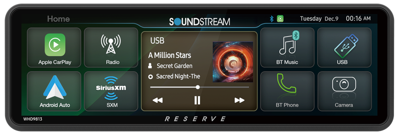 soundstream whd 9813 harley radio for fits all 1998 2013 batwing and road glides front home