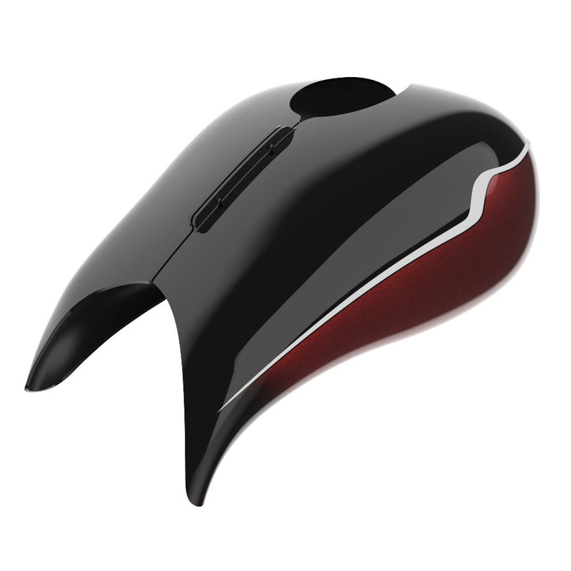 Advanblack Custom Two Tone Stretched Tank Cover for Harley '09-'23 Street Glide & Road Glide & Road King