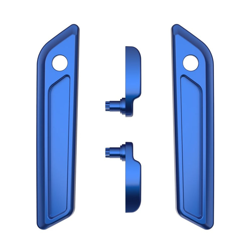Advanblack Color Matched Saddlebag Lid Lever & Latch Cover Set Kit For 2014-2023 Harley Touring