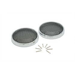 LIFESTYLE CYCLES 09-23 Lower Vented Speaker Pod Grill Chrome