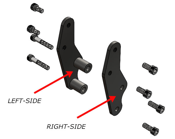 INDIAN SCOUT '15 to PRESENT PEG RE-LOCATOR BRACKET