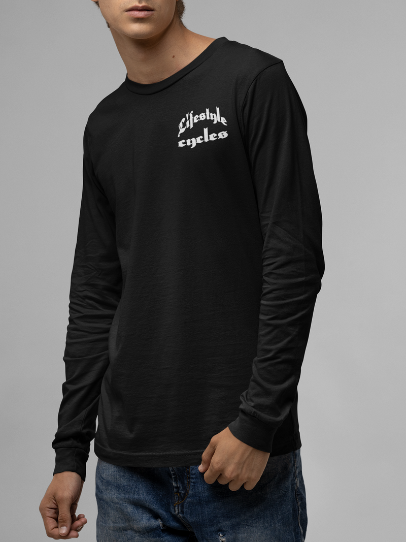 LIFESTYLE CYCLES Gangster Long Sleeve - Black