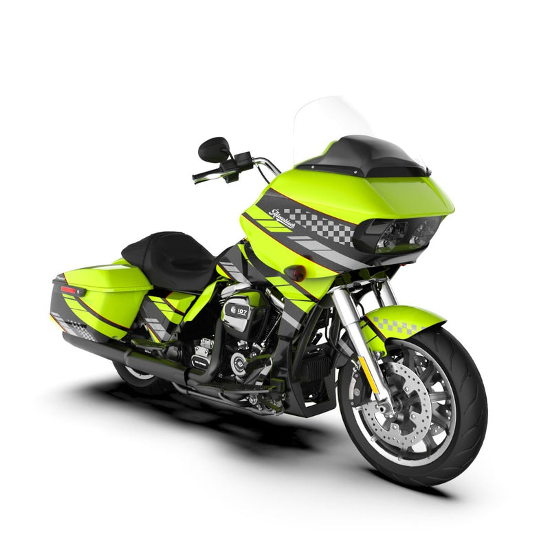 Advanblack Raging Pulse Holeshot FULL BODY COLOR SWAP BUNDLE FOR '14-'23 HARLEY Touring