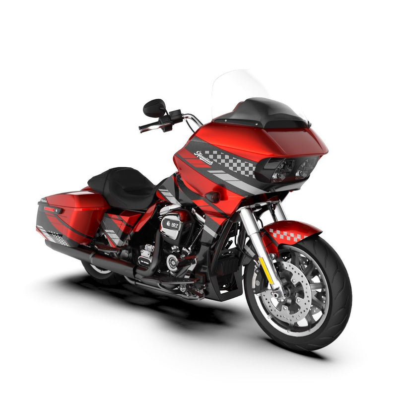Advanblack Raging Pulse Holeshot FULL BODY COLOR SWAP BUNDLE FOR '14-'23 HARLEY Touring