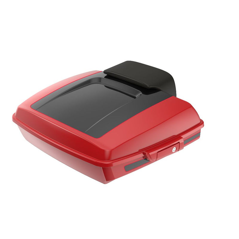 Advanblack Custom Two Tone Razor Rear Tour Trunk Pack For '97-'26 Harley Touring