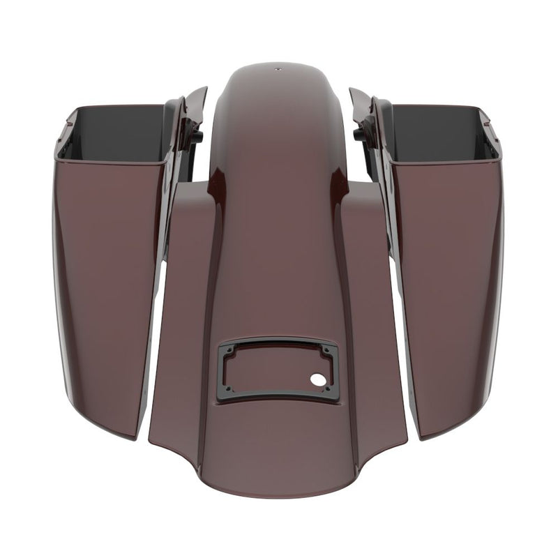 Advanblack Color Matched Bagger Boss Down and Out Bagger Kit For 2009-2023 Harley Touring