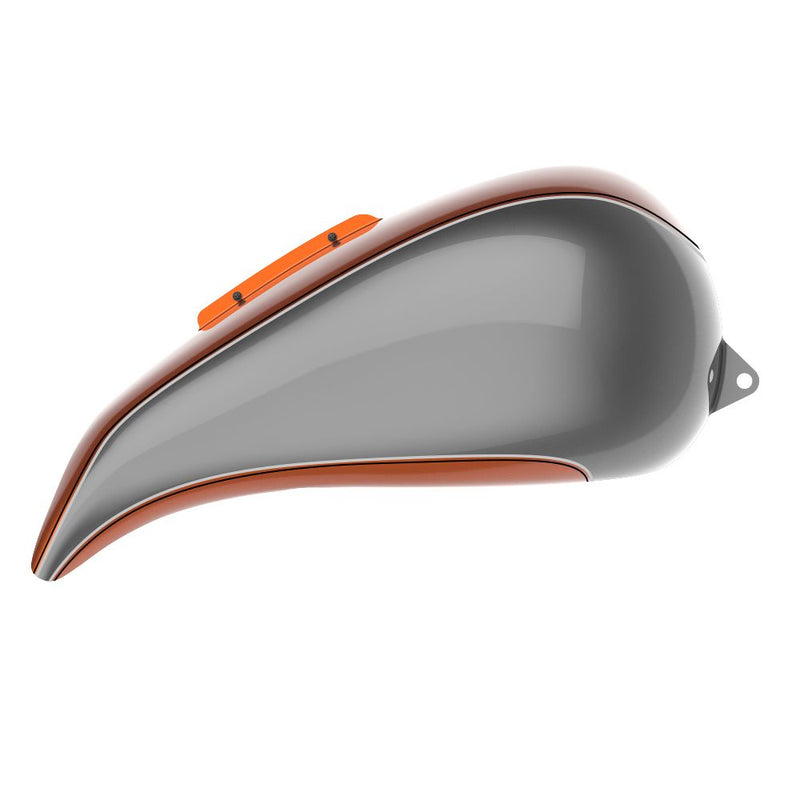 Advanblack Custom Two Tone Stretched Tank Cover for Harley '09-'23 Street Glide & Road Glide & Road King