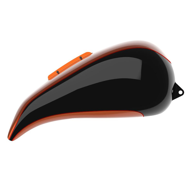 Advanblack Custom Two Tone Stretched Tank Cover for Harley '09-'23 Street Glide & Road Glide & Road King
