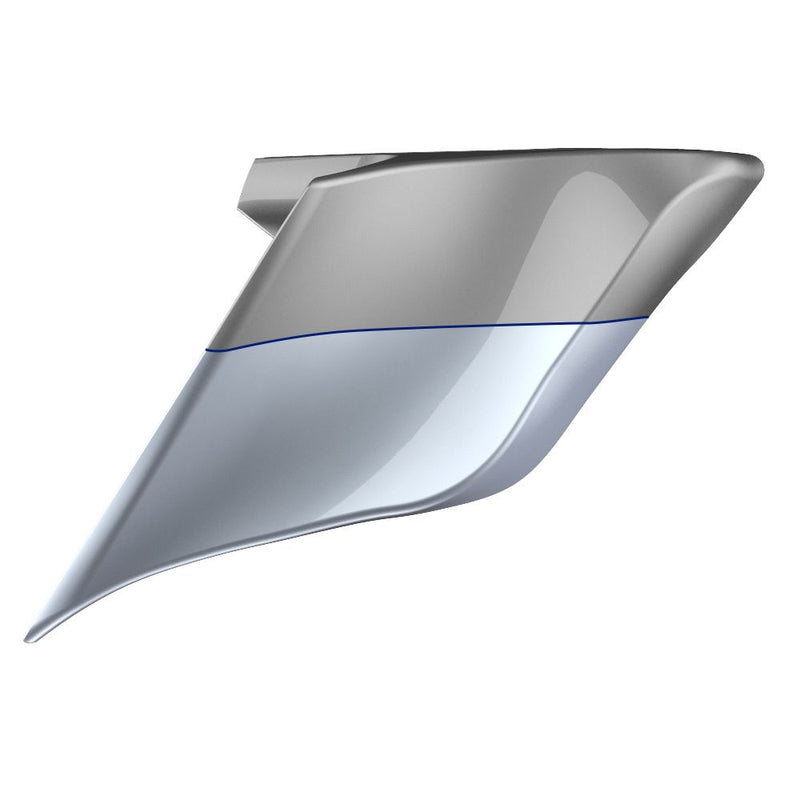 Advanblack Custom Two Tone ABS Stretched Side Cover Panel for 2014-2023 Harley Davidson Touring