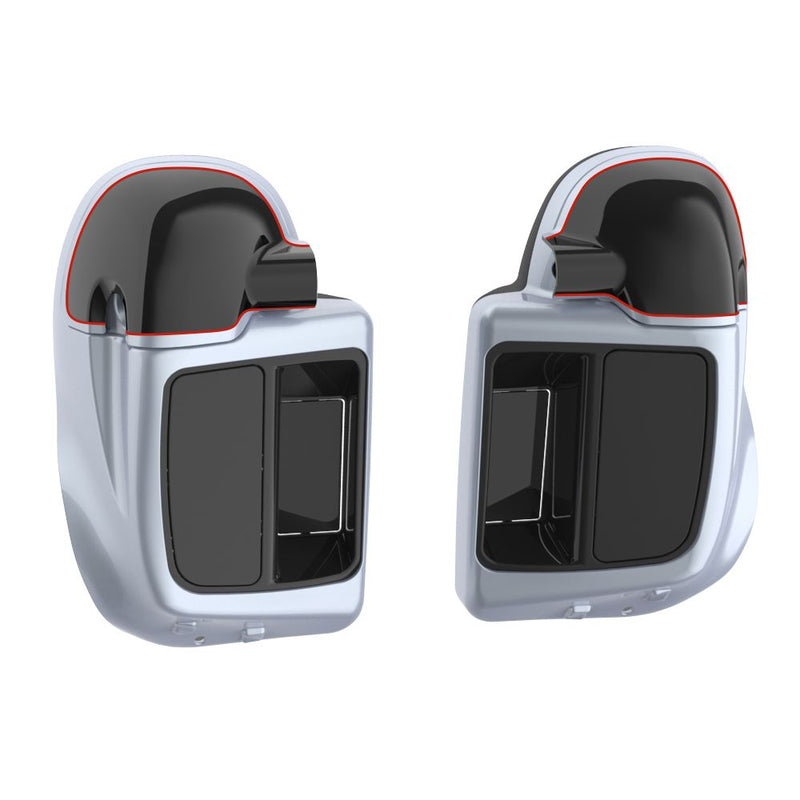 Advanblack Custom Two Tone Rushmore Lower Vented Fairings for 2014-2023 Harley Touring