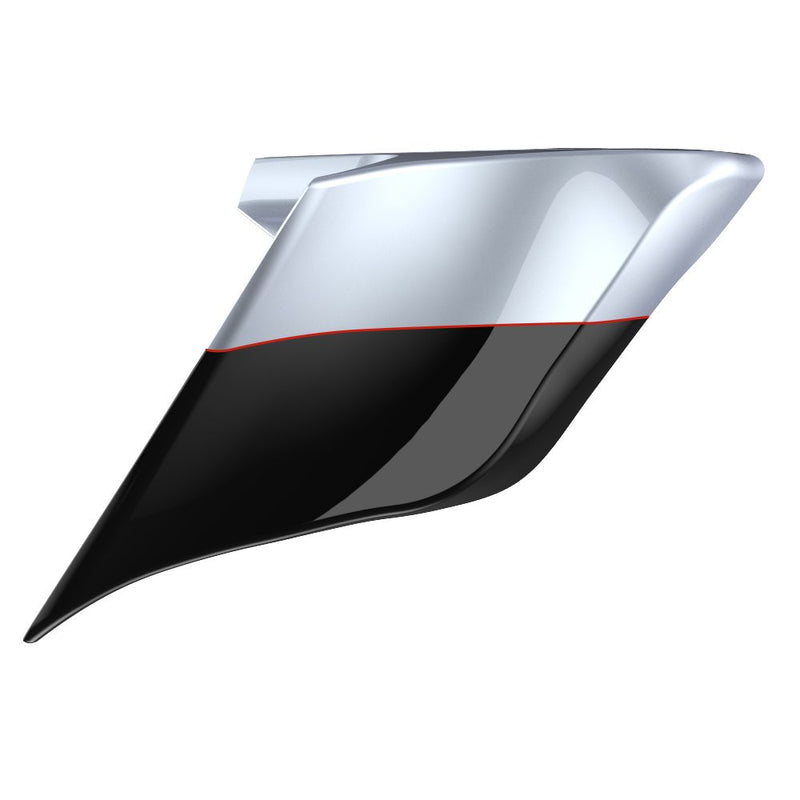 Advanblack Custom Two Tone ABS Stretched Side Cover Panel for 2014-2023 Harley Davidson Touring