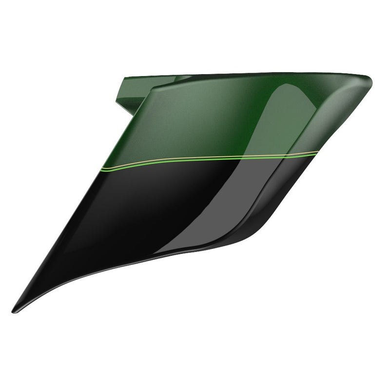 Advanblack Custom Two Tone ABS Stretched Side Cover Panel for 2014-2023 Harley Davidson Touring
