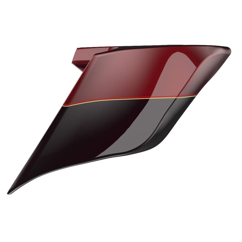 Advanblack Custom Two Tone ABS Stretched Side Cover Panel for 2014-2023 Harley Davidson Touring