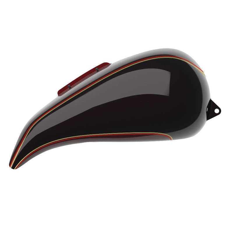 Advanblack Custom Two Tone Stretched Tank Cover for Harley '09-'23 Street Glide & Road Glide & Road King