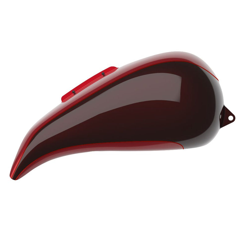 Advanblack Custom Two Tone Stretched Tank Cover for Harley '09-'23 Street Glide & Road Glide & Road King