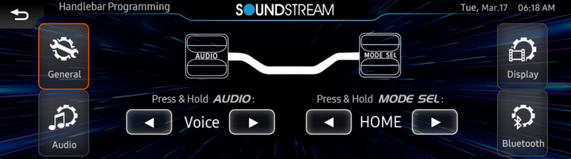 SOUNDSTREAM WHD.9813 HARLEY RADIO (FITS ALL 1998-2013 BATWING AND ROAD GLIDES)