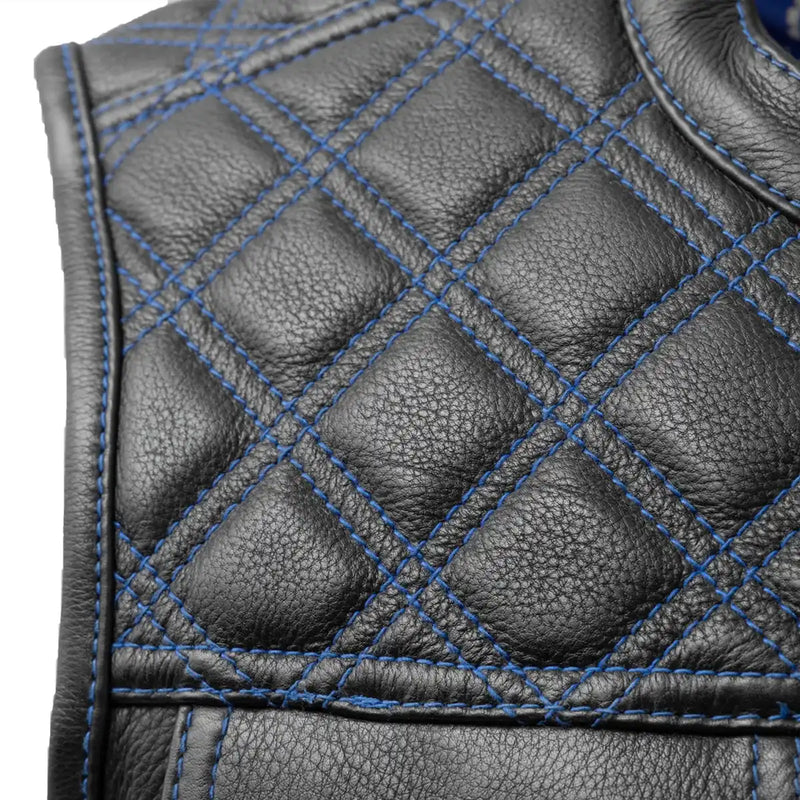 Upside Men's Club Style Leather Vest