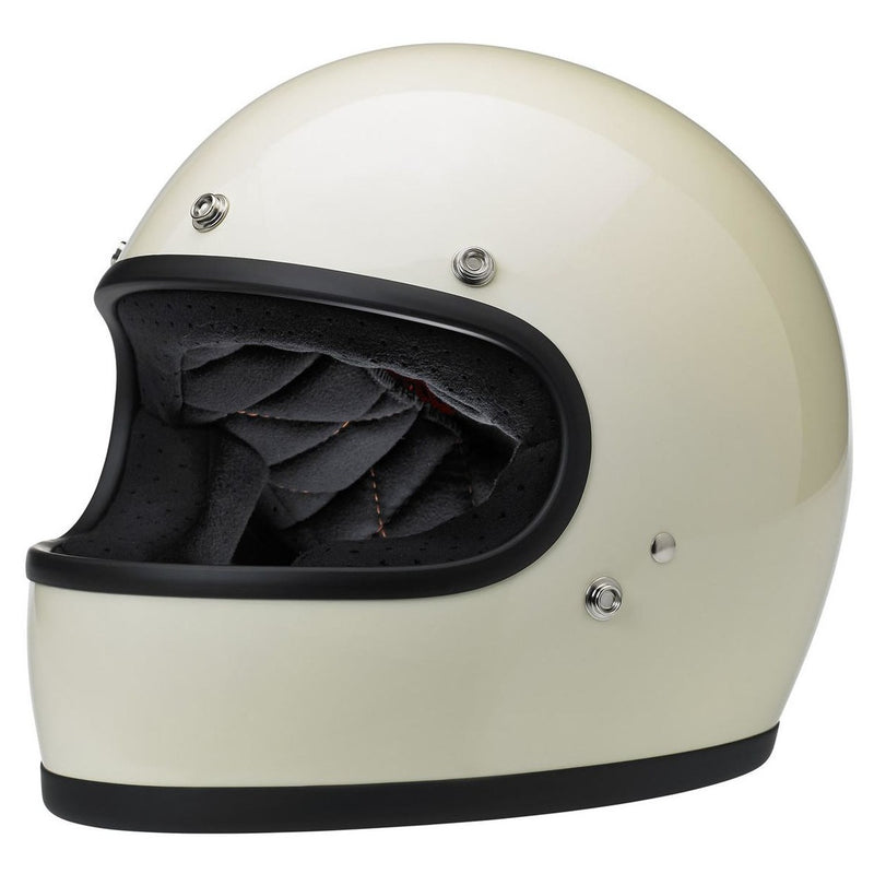 BILTWELL Gringo Helmet - Gloss Vintage White
