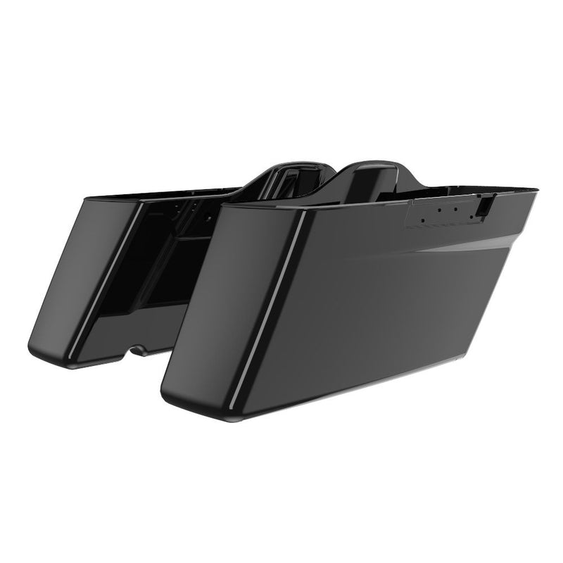 Advanblack Color Matched Standard Non-Stretched Saddlebag Bottoms for 2014-2023 Harley Touring