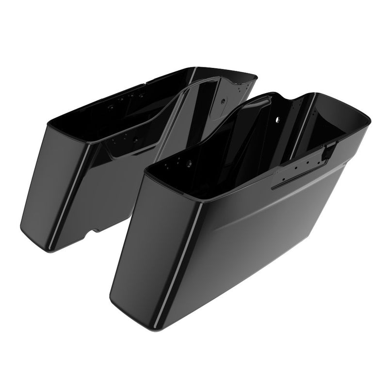 Advanblack Color Matched Standard Non-Stretched Saddlebag Bottoms for 2014-2023 Harley Touring