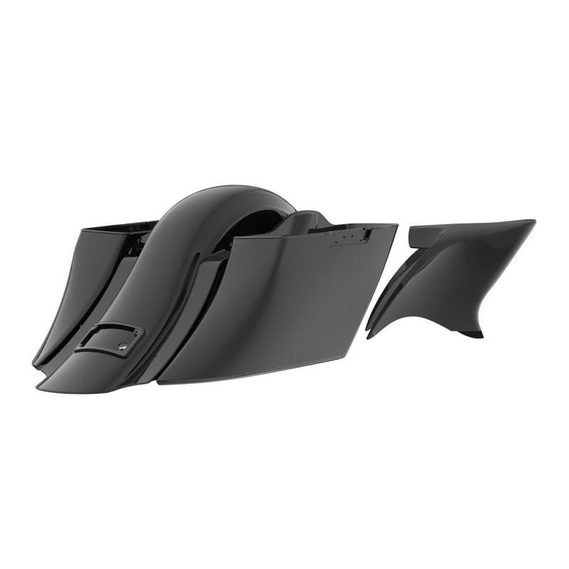 Advanblack Color Matched Bagger Boss Down and Out Bagger Kit For 2009-2023 Harley Touring