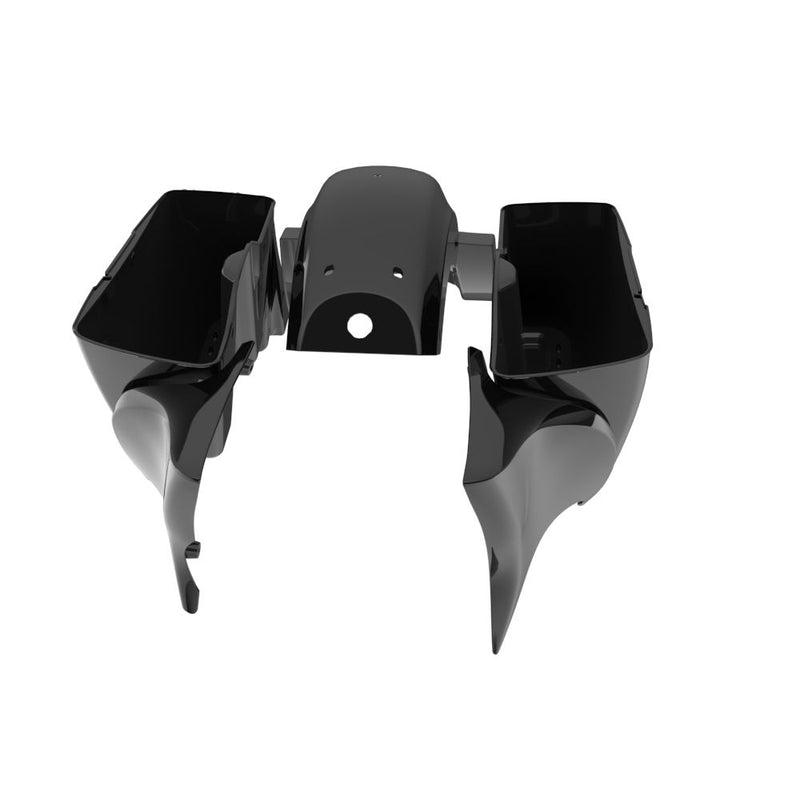 Advanblack Color Matched Bagger Boss Down and Out Bagger Kit For 2009-2023 Harley Touring