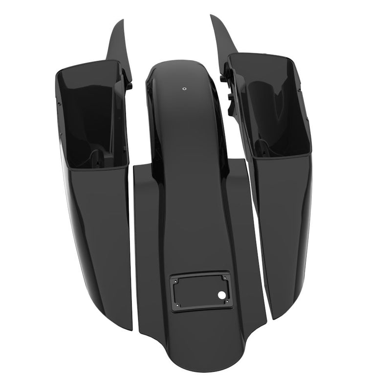 Advanblack Color Matched Bagger Boss Down and Out Bagger Kit For 2009-2023 Harley Touring