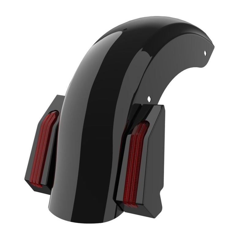 Advanblack Color Matched Holeshot 1.0 Chopped Rear Fender  for '09-'23 Harley Touring