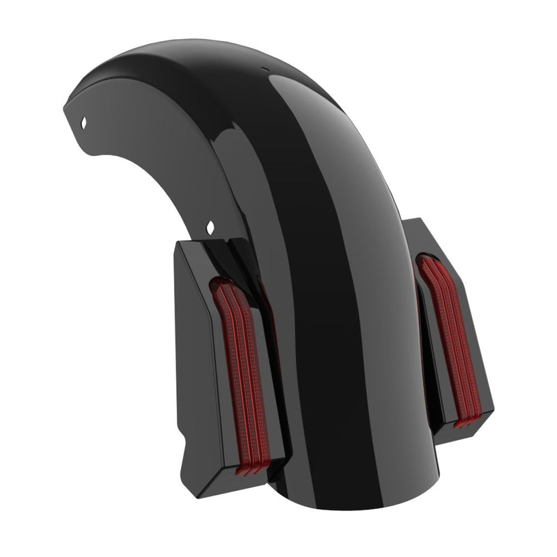 Advanblack Color Matched Holeshot 1.0 Chopped Rear Fender  for '09-'23 Harley Touring