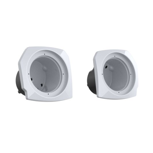 ADVANBLACK 6.5" Speaker Pods for 23.5 Up Harley Touring Models - White Onyx Pearl