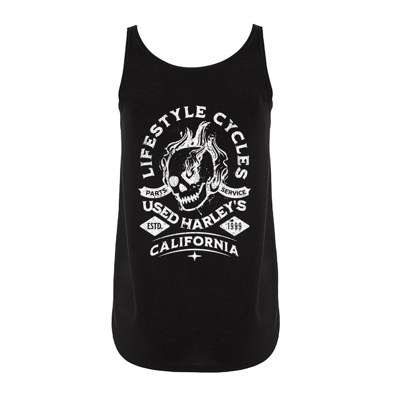 LIFESTYLE CYCLES Womens Used Harley Tank Top